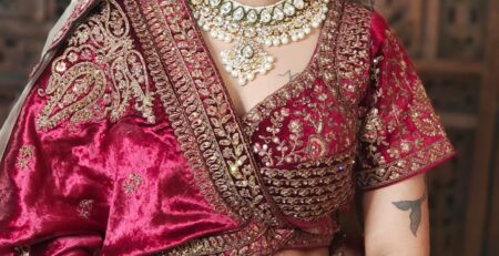 Lehenga on rent in Saket