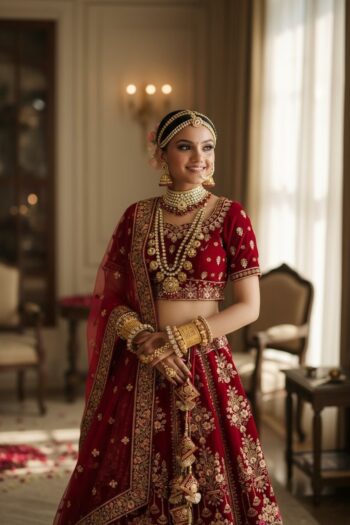 polki meena bridal  set