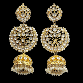earrings pachi kundan