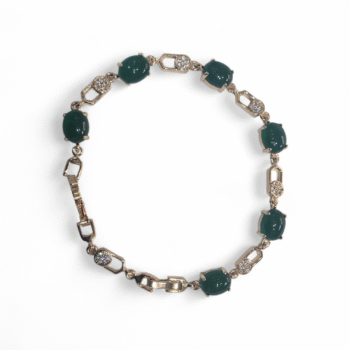 emerald green bracelet