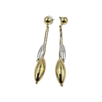 “Golden Aura Drop Earrings”