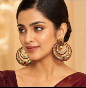 Maharani kundan chandbali