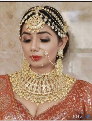 The Rajkumari Pearl Kundan Bridal Set